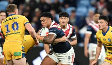 NRL 2026, round 19, live blog, Dolphins, Sharks, Bulldogs, Raiders, Roosters, Eels, match highlights, injuries, coaches media conferences