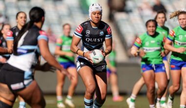 NRLW 2026, round 4, live blog, Raiders, Sharks, Bulldogs, Dragons, Cowboys, Titans, match highlights, injuries