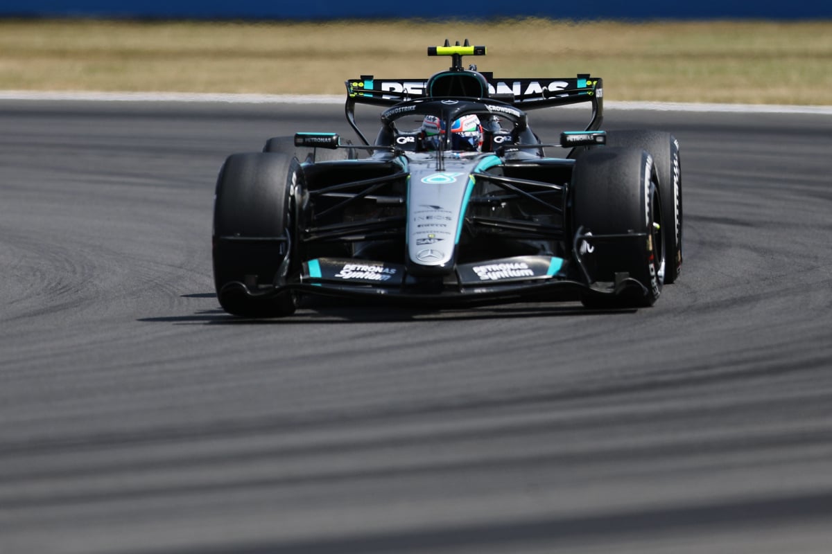 Antonelli during practice at Silverstone