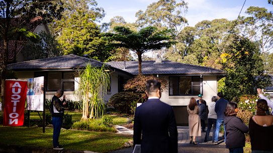 The auction market is weakening.