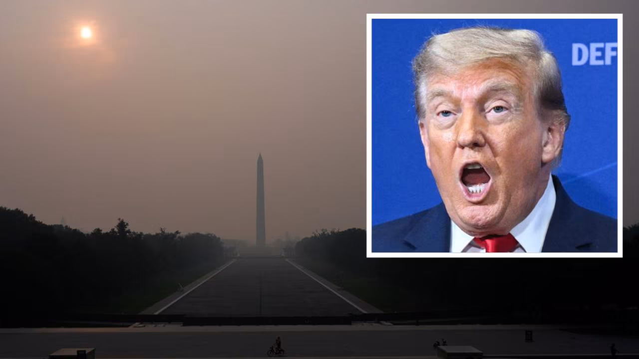 Donald Trump blasts Canada over wildfire smoke threatening World Cup final