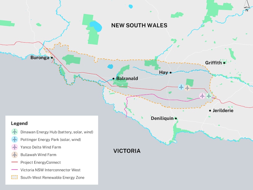 Map of a renewable energy zone.