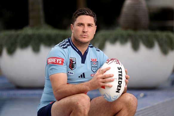 Mitchell Moses will make his eighth appearance for the Blues next week.