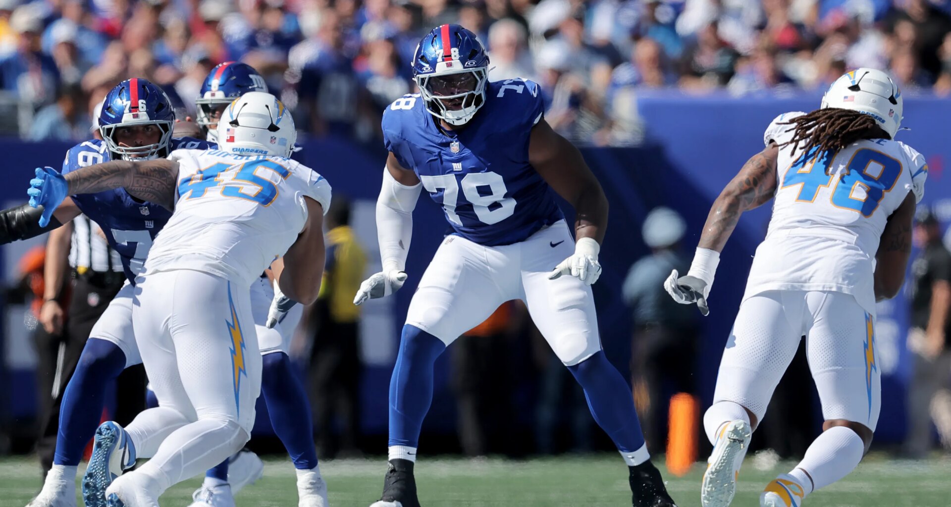 PFF ranks New York Giants' Andrew Thomas among best tackles in NFL