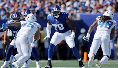 PFF ranks New York Giants' Andrew Thomas among best tackles in NFL