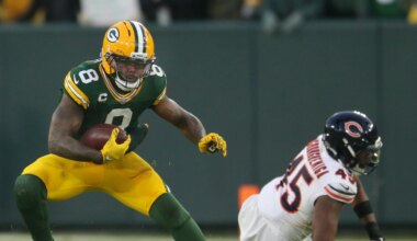 Packers RB Josh Jacobs drops out of top 10 NFL RBs list entering 2026