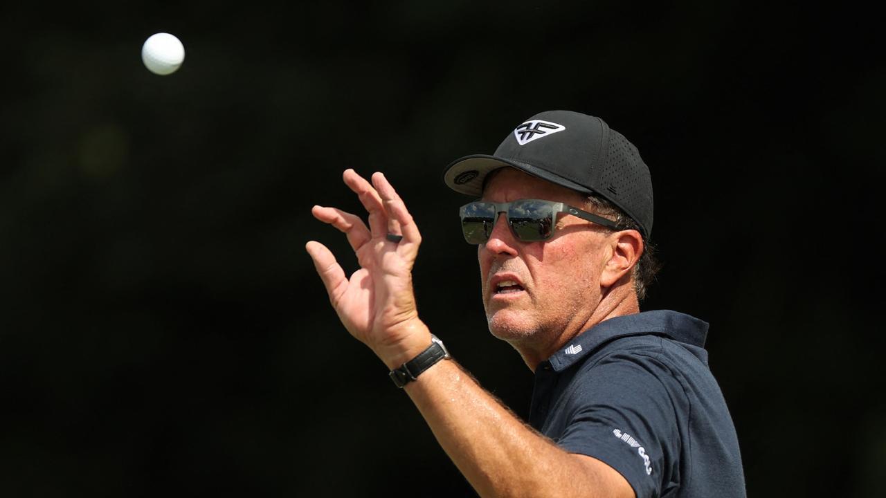 The former Aussie bikie at centre of Mickelson’s final Open act