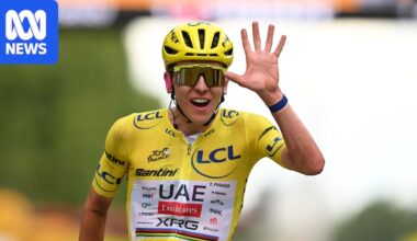 Tadej Pogačar left 'speechless' as Slovenian makes history with fifth Tour de France victory