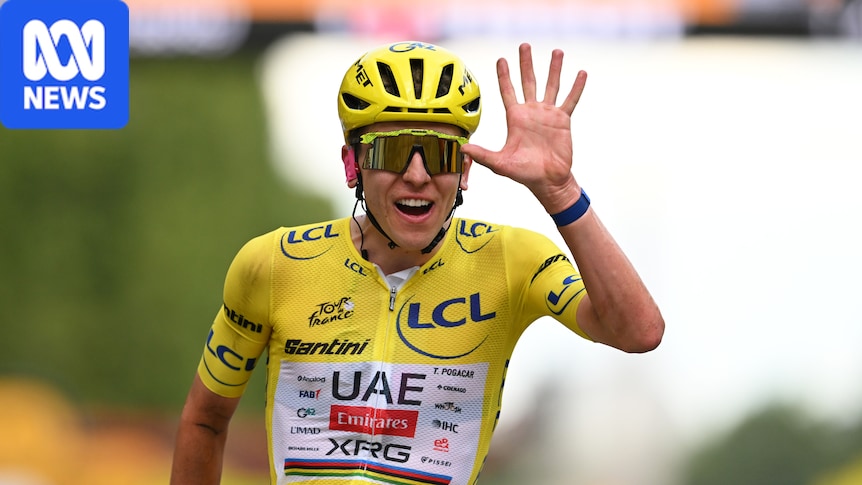 Tadej Pogačar left 'speechless' as Slovenian makes history with fifth Tour de France victory