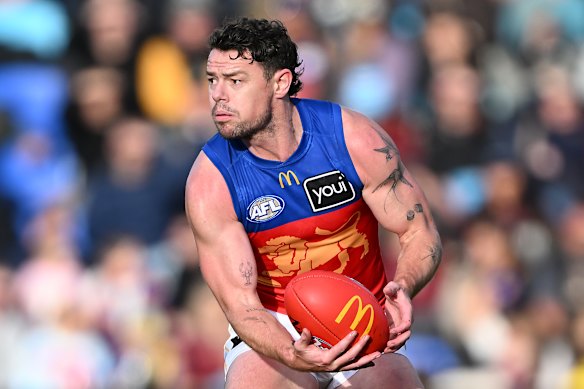 Lachie Neale has maintained good form for the Brisbane Lions despite the turmoil in his family life and conjecture about his playing future.