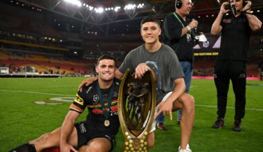 NRL 2026: Nathan Cleary’s huge hint on future as Warriors linked to Panthers star, free agency looms, will he leave Penrith, Jett Cleary