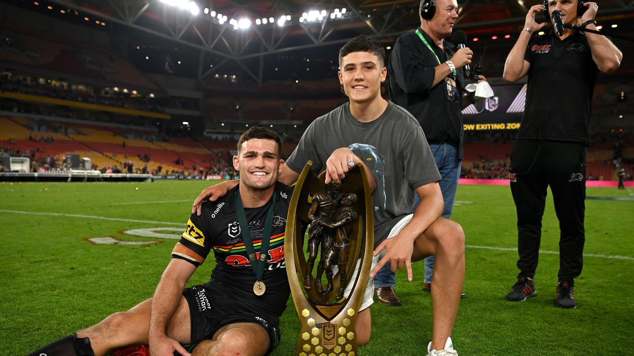 NRL 2026: Nathan Cleary’s huge hint on future as Warriors linked to Panthers star, free agency looms, will he leave Penrith, Jett Cleary