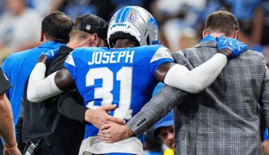 Detroit Lions Top 10 Injury News of 2025: No. 1 Kerby Joseph knee