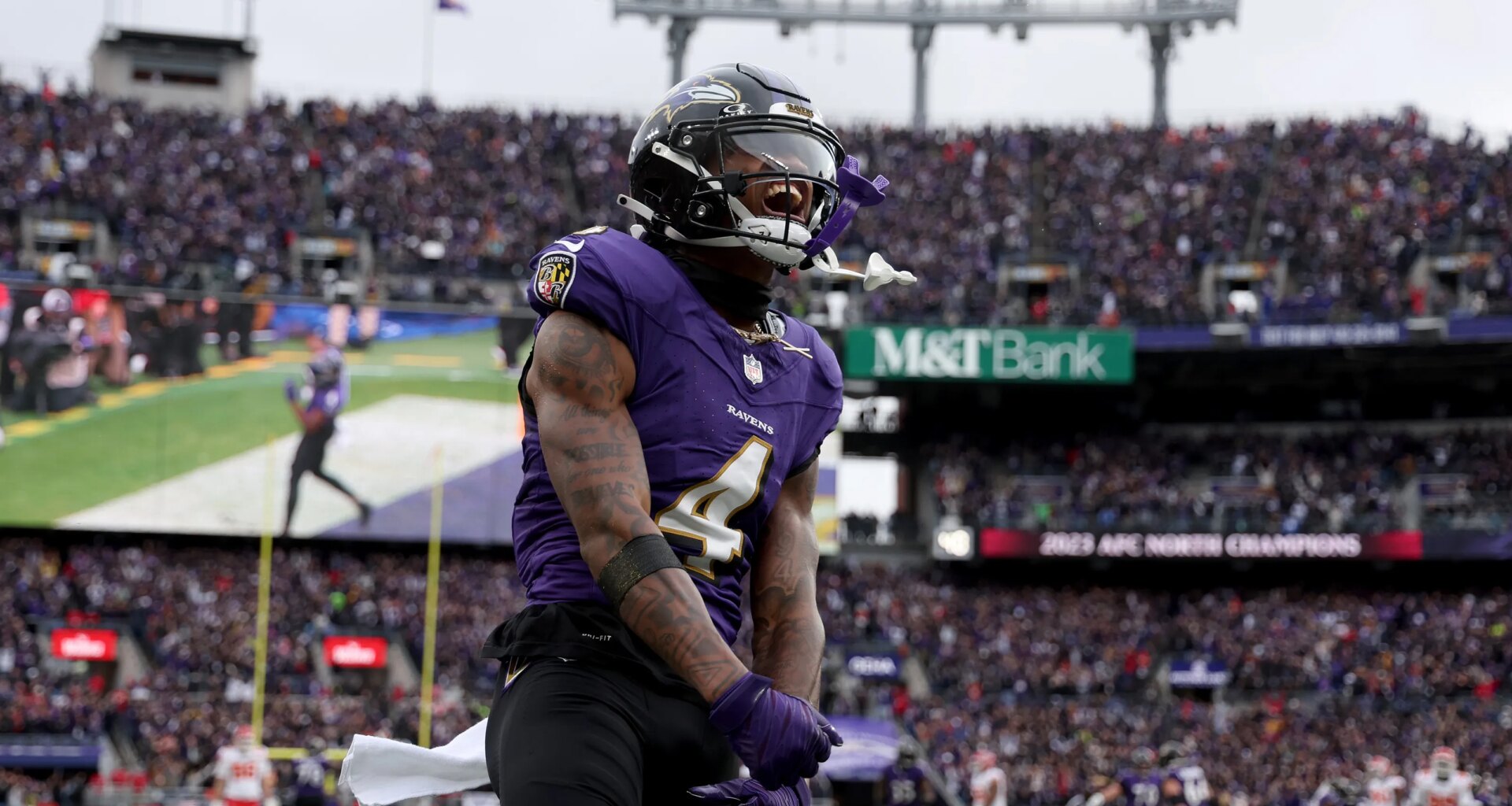 Zay Flowers was snubbed in ranking of the NFL's top 10 wide receivers