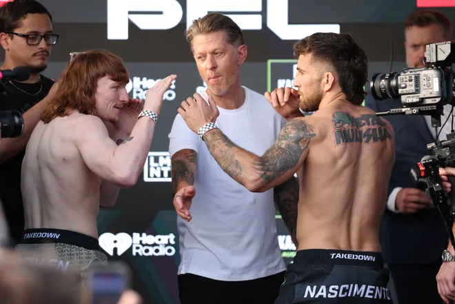 2026 PFL 9: Austin Ceremonial Weigh-ins at Inn Cahoots in Austin, Texas. Friday, July 17, 2026. (Matt Ferris / PFL)