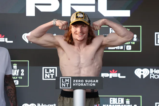 2026 PFL 9: Austin Ceremonial Weigh-ins at Inn Cahoots in Austin, Texas. Friday, July 17, 2026. (Matt Ferris / PFL)
