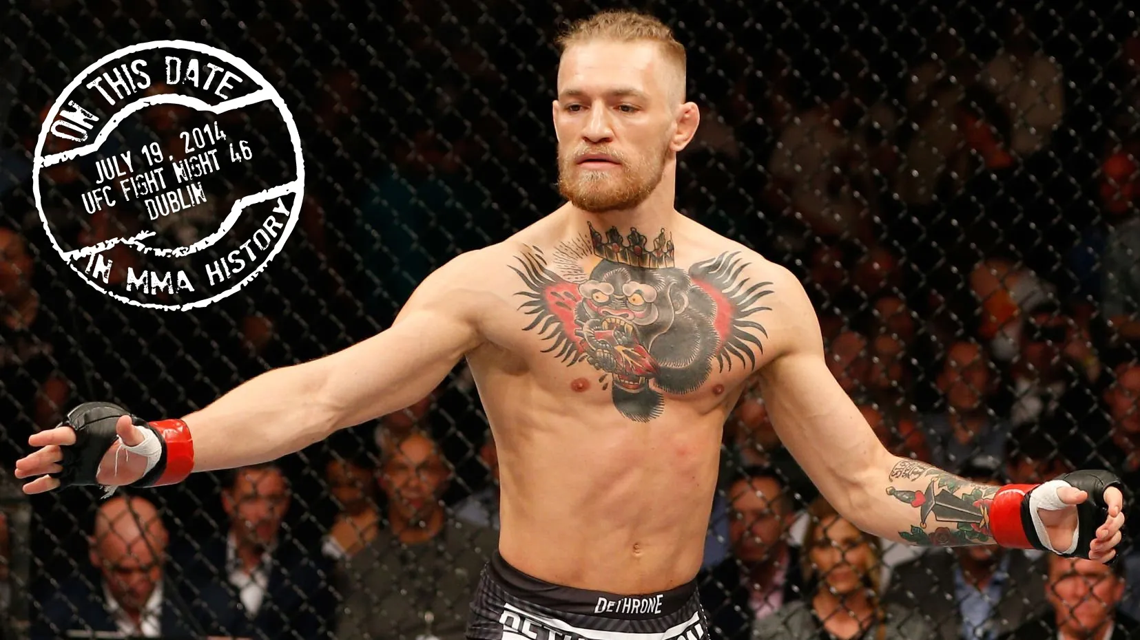 July 19, 2014, MMA History: Conor McGregor headlines UFC Dublin