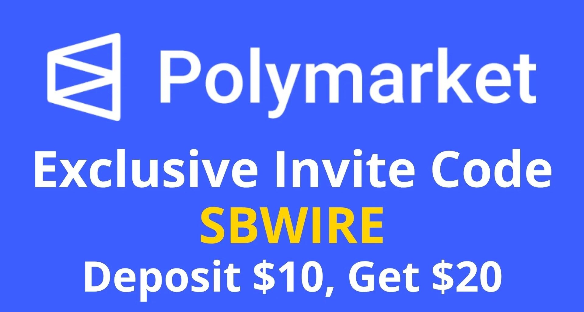 Polymarket Invite Code SBWIRE: $20 Bonus for NFL, PGA, Crypto & More (July 29)