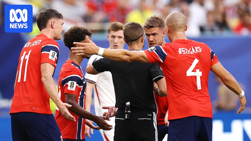World Cup controversy as Norway fumes over England's spider cam-assisted equaliser