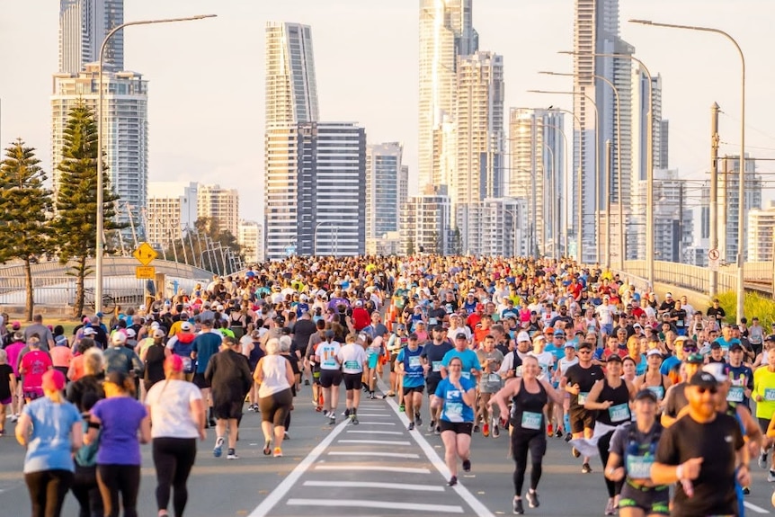 runners during a marathon