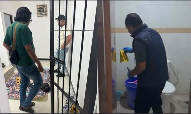 When the guard checked the toilet he allegedly found Mr Hughes unresponsive.