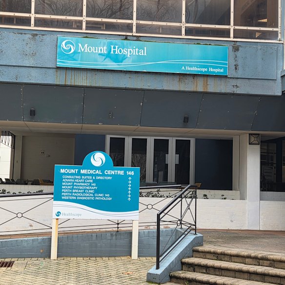 Mount Hospital in Perth’s CBD.