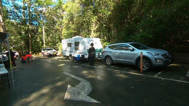 Hidden’s vehicle was found at the Cougal Cascades car park, with his phone still inside.