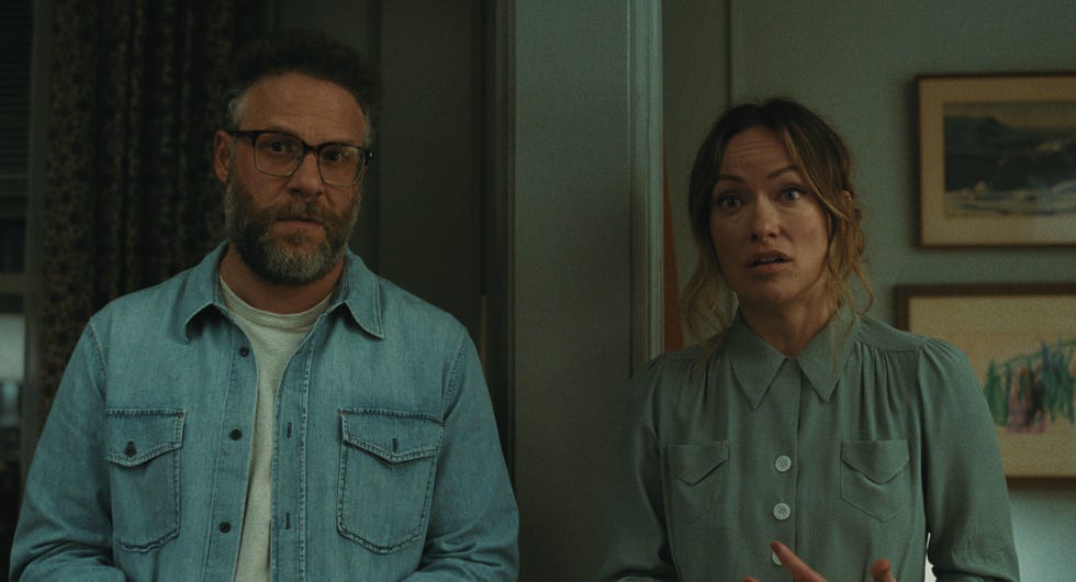 Seth Rogan, Olivia Wilde, The Invite seth rogan, olivia wilde, the invite