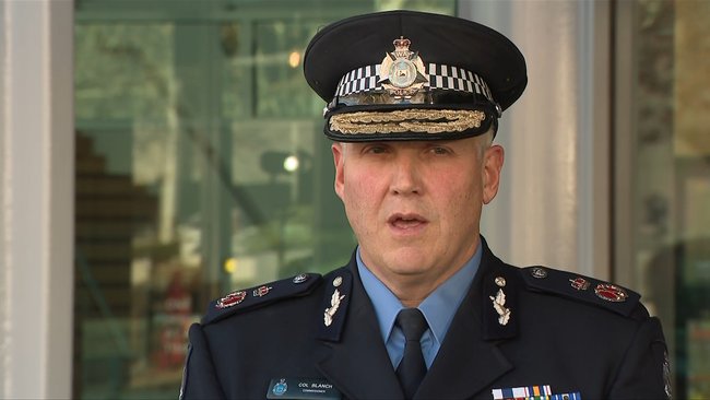 WA Police Commissioner Col Blanch.
