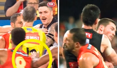 AFL 2026: Collingwood star Brayden Maynard risks punishment over umpire push that leaves AFL world divided