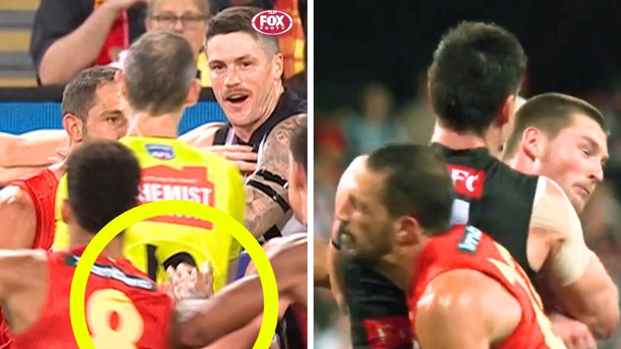 AFL 2026: Collingwood star Brayden Maynard risks punishment over umpire push that leaves AFL world divided
