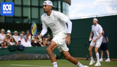 Nick Kyrgios bows out of likely last Wimbledon in doubles loss with Alexander Bublik