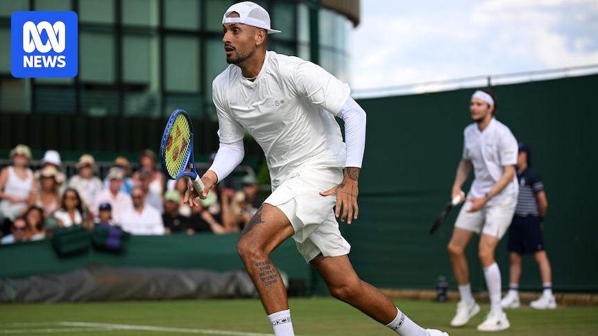 Nick Kyrgios bows out of likely last Wimbledon in doubles loss with Alexander Bublik