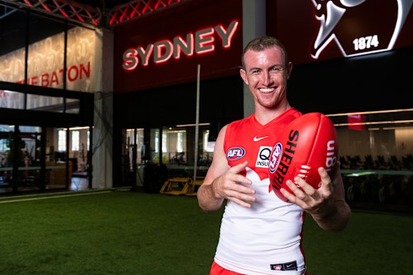 Sydney Swan Chad Warner has found a new side to the city he has called home for seven years.