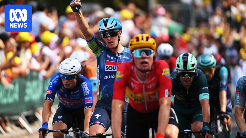 Tim Merlier takes out Stage 7 of Tour de France as Tadej Pogačar retains yellow jersey