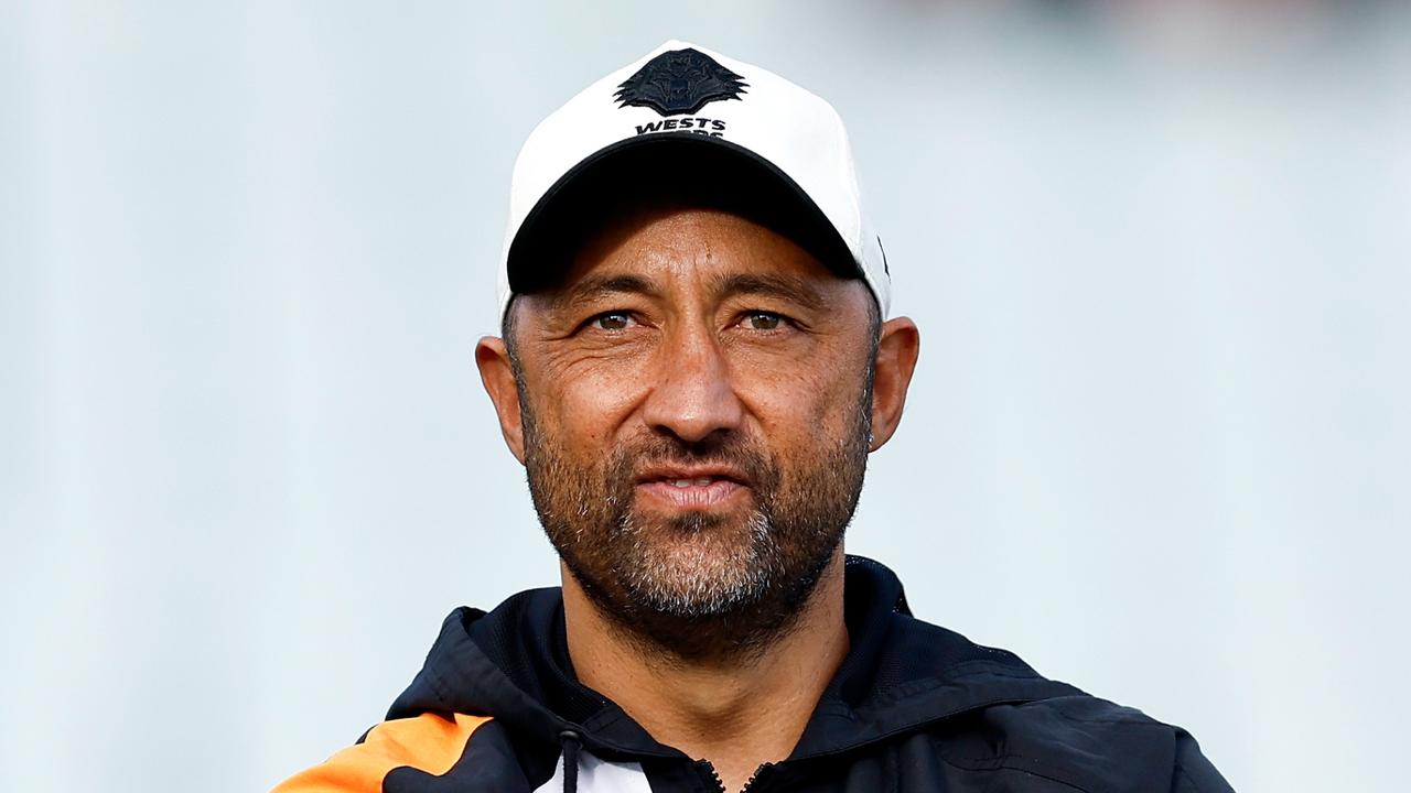 NRL 2026: Wests Tigers coach Benji Marshall reveals toll Adam Doueihi saga has taken on his family, future, press conference