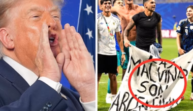 White House defends Argentina Falkland Islands banner after World Cup win over England