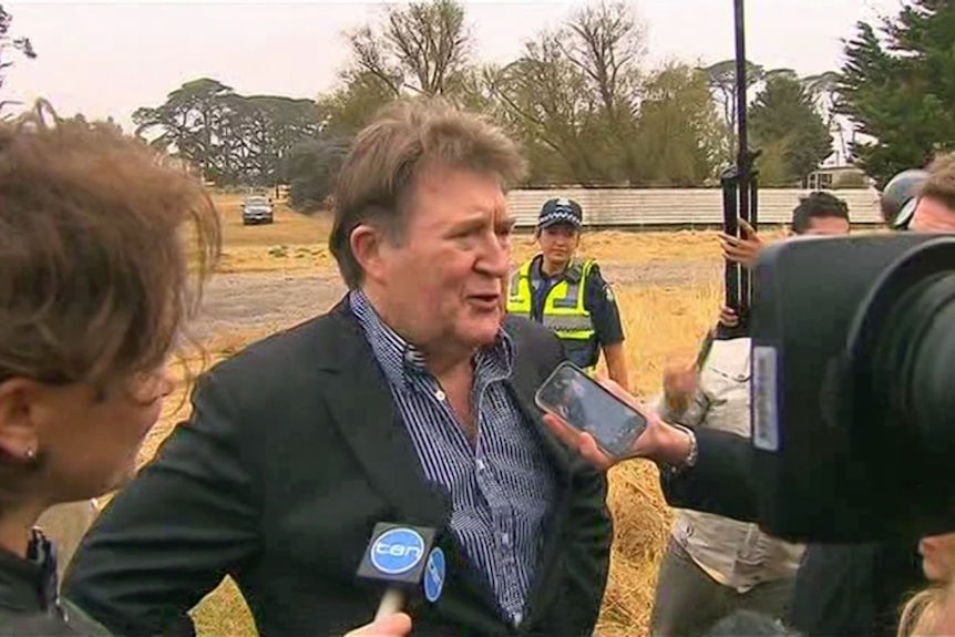 Derryn Hinch speaks after being released from jail
