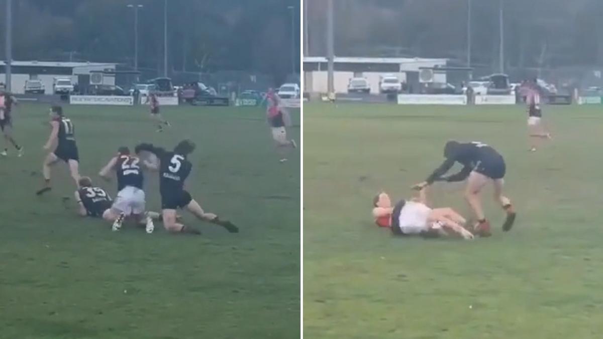 Ovens and Murray Football League player Zac Pethybridge suspended for striking 17-year-old debutant