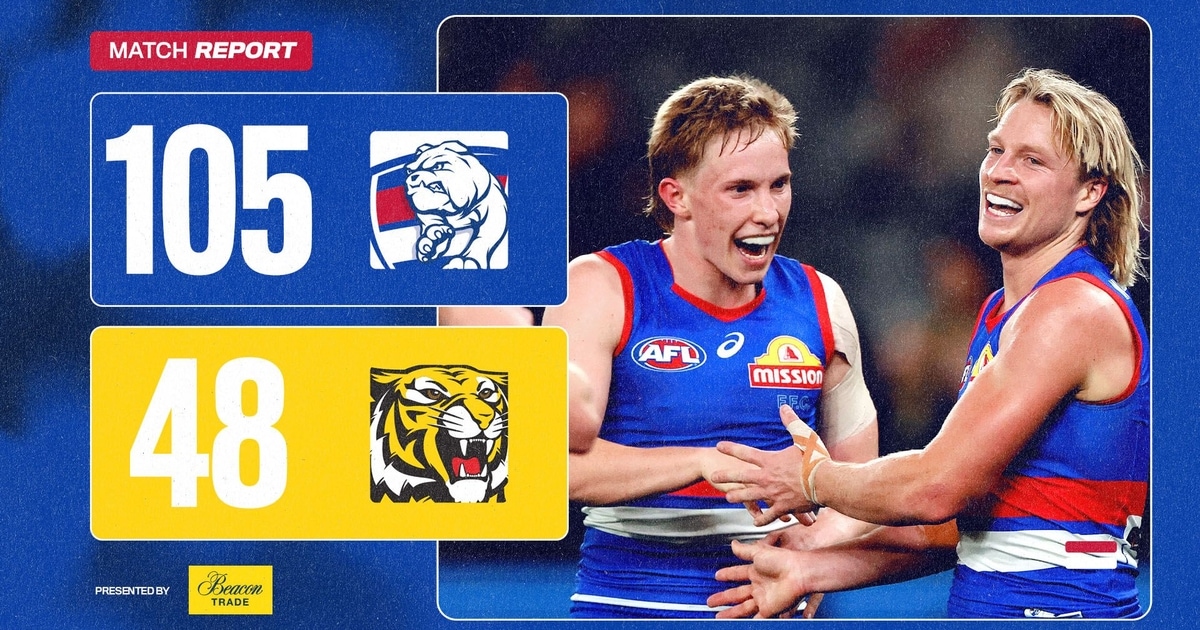 AFL Match Report: Bulldogs cruise past Tigers
