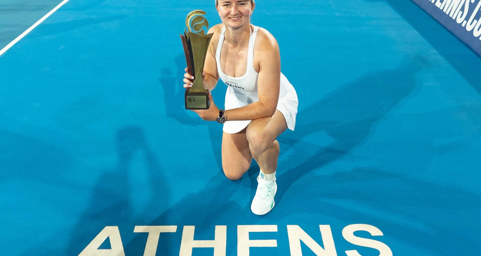 Krejcikova downs Sakkari to lift Athens title
