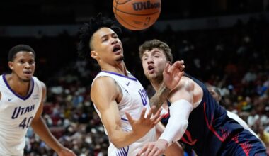 Utah Jazz guard Trey Alexander stretchered off court in NBA Summer League | Basketball News