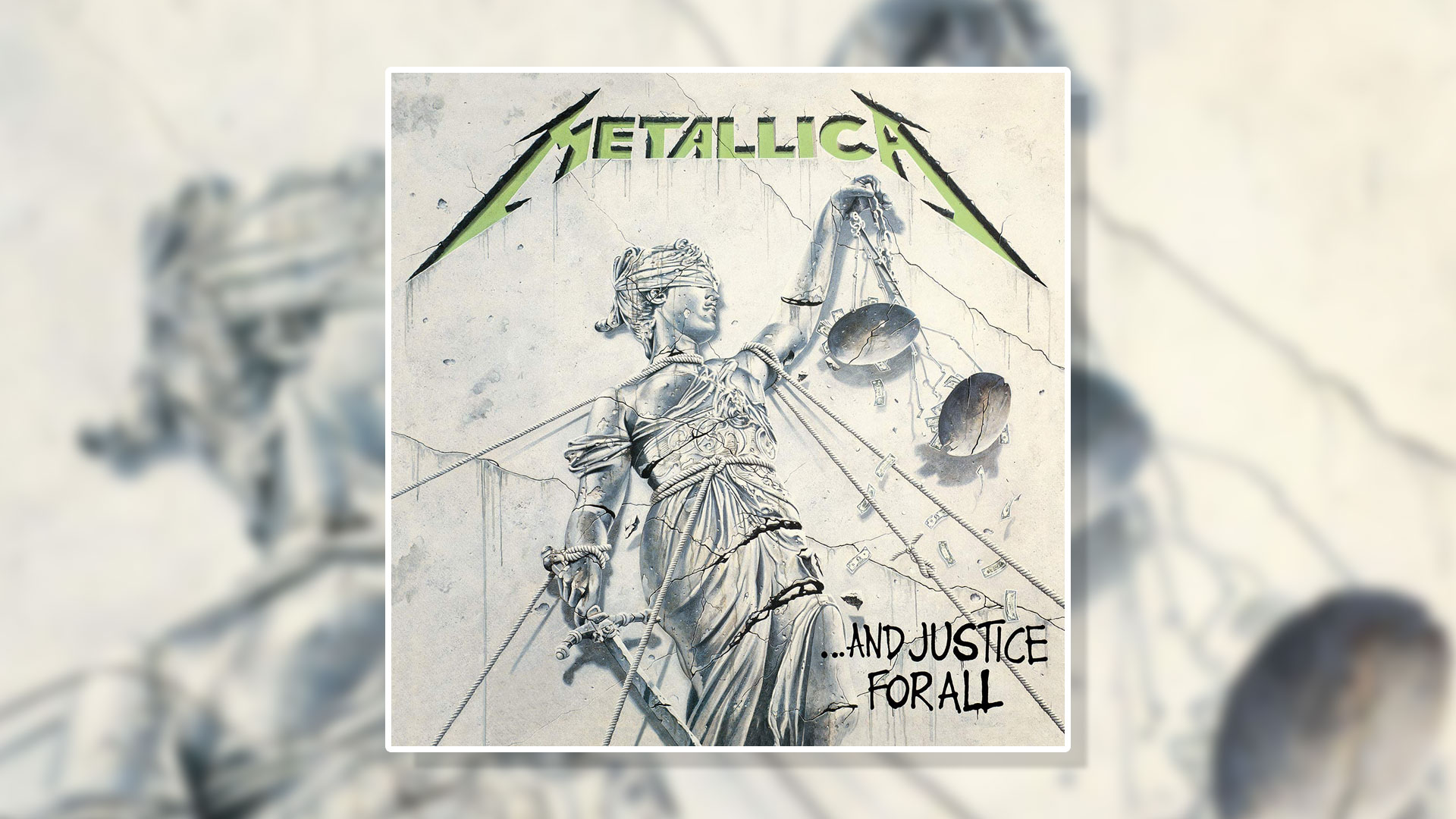 The cover art for Metallica's ...And Justice for All