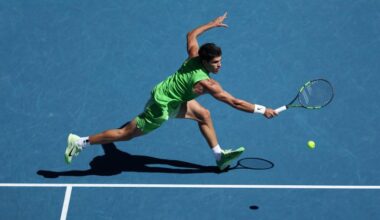 Alcaraz Hits The Practice Courts, And The Wrist Looks Good! – Tennis Now