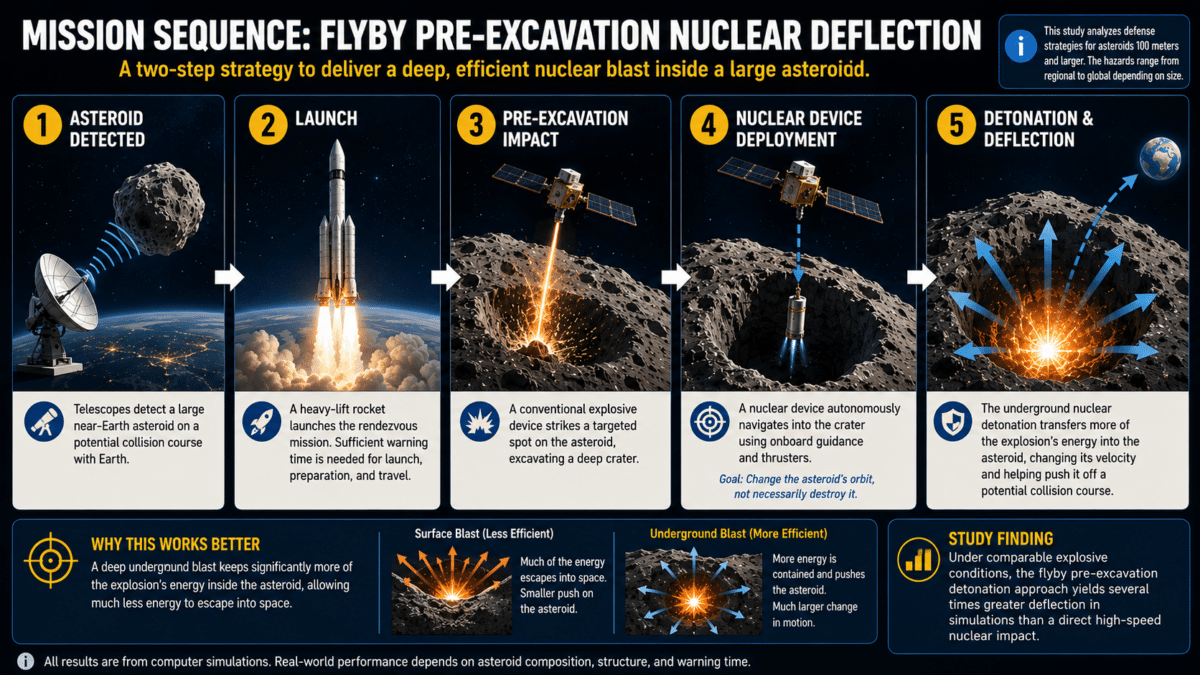 Asteroid nuke infographic