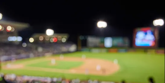unfocused baseball field at night; MLB to Restrict Dugout iPad Functionality
