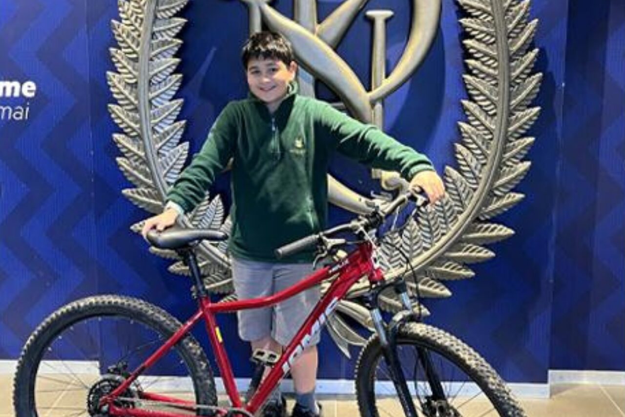 Young cyclist reunited with stolen bike after thief allegedly rides it to police station