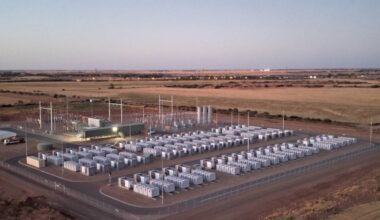 New big battery begins operations in state stung by worst wind “drought” in seven years