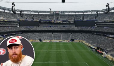 George Kittle hammers NFL for playing surface at MetLife Stadium