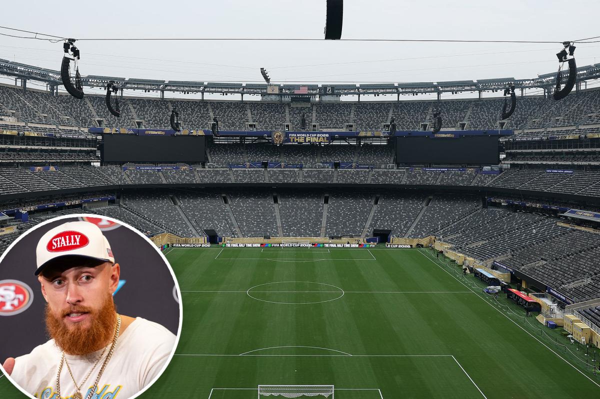 George Kittle hammers NFL for playing surface at MetLife Stadium